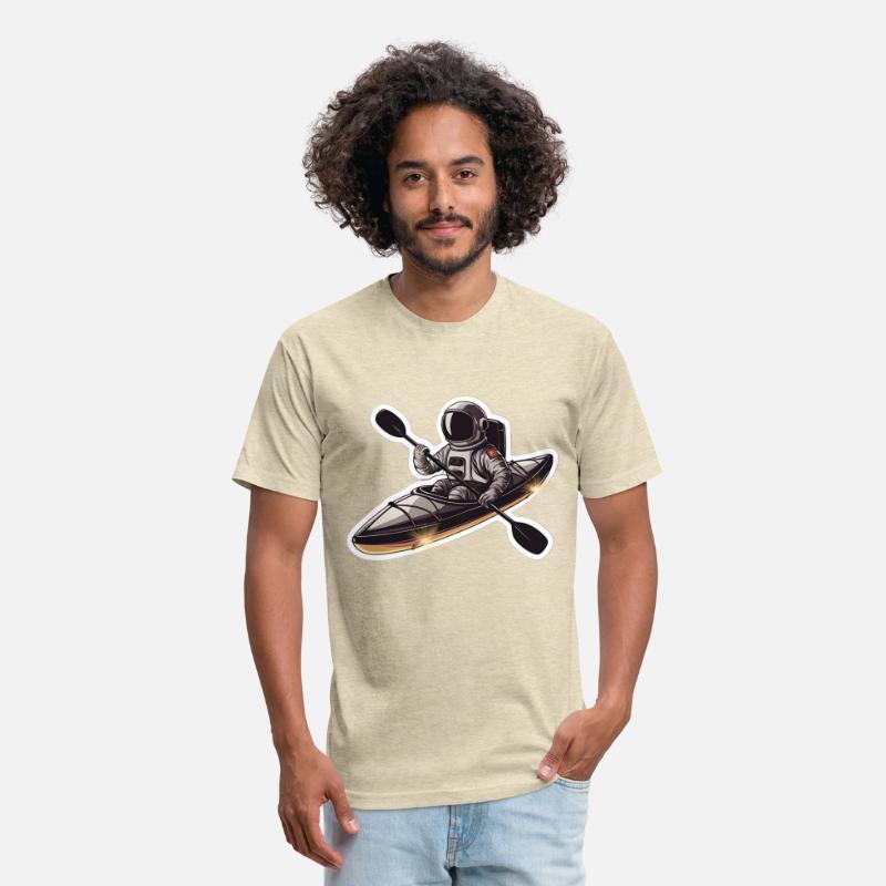 Astronaut Kayaker Boat Kayaking Paddling gift idea