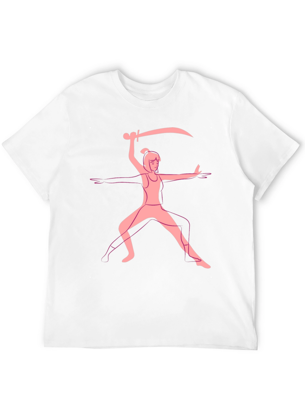 Warrior Pose Graphic Tee - Black