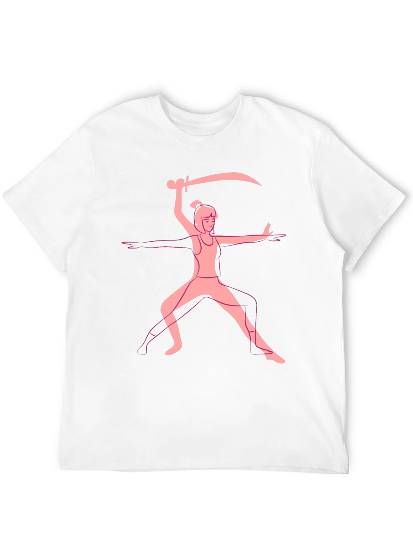 Warrior Pose Graphic Tee - Black