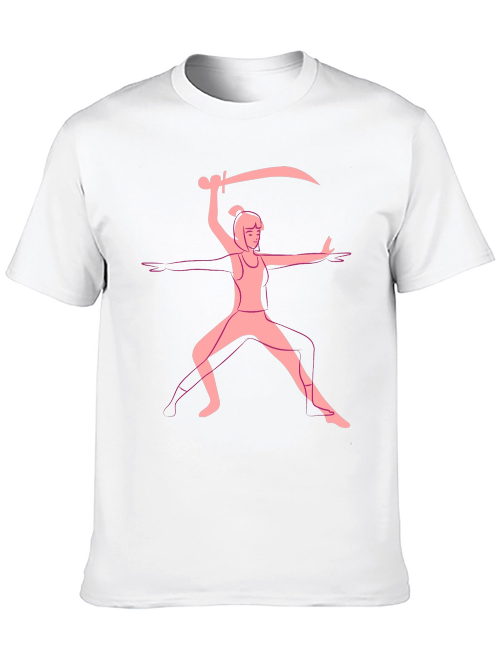 Warrior Pose Graphic Tee - Black