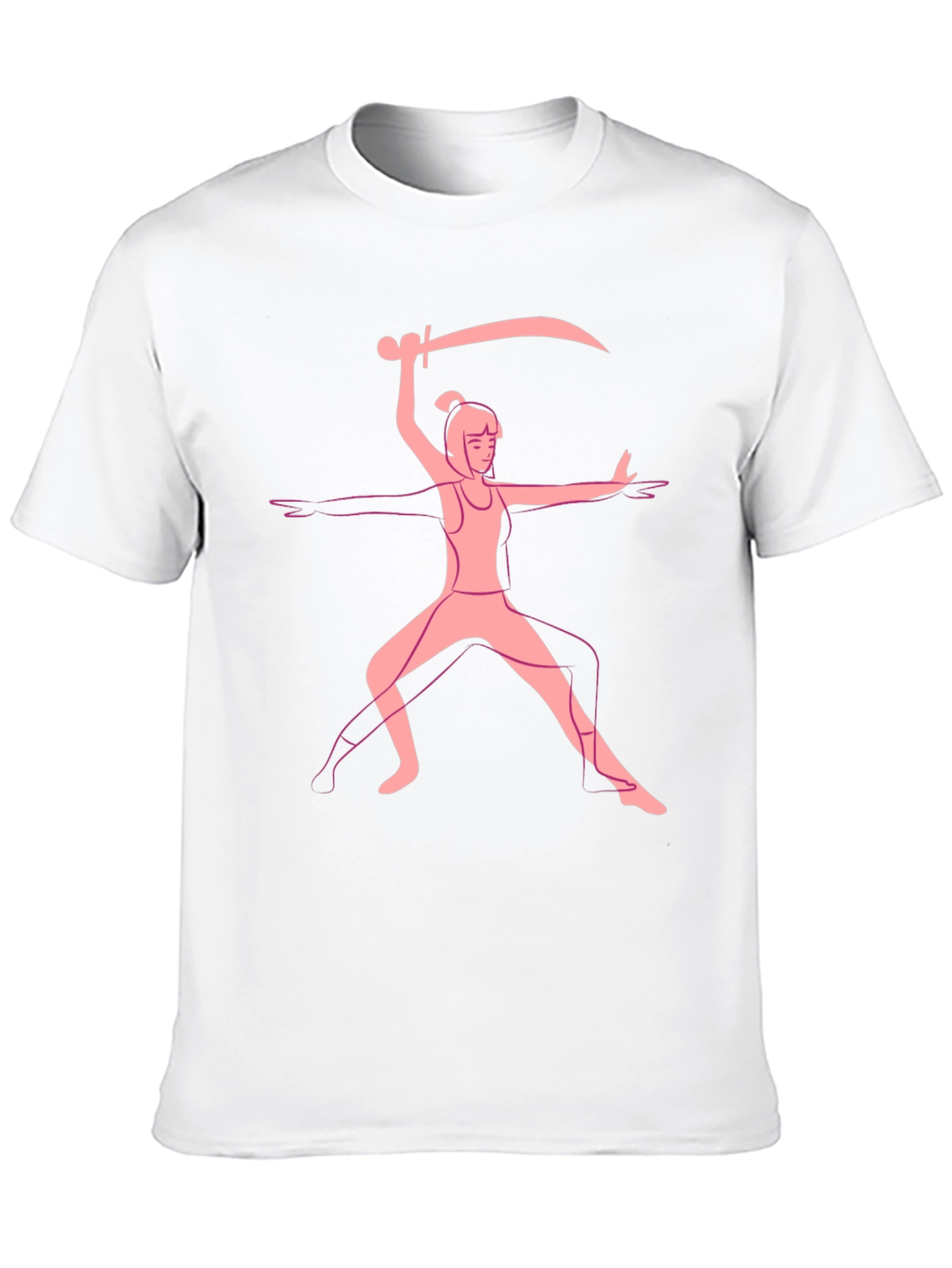 Warrior Pose Graphic Tee - Black