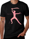 Warrior Pose Graphic Tee - Black