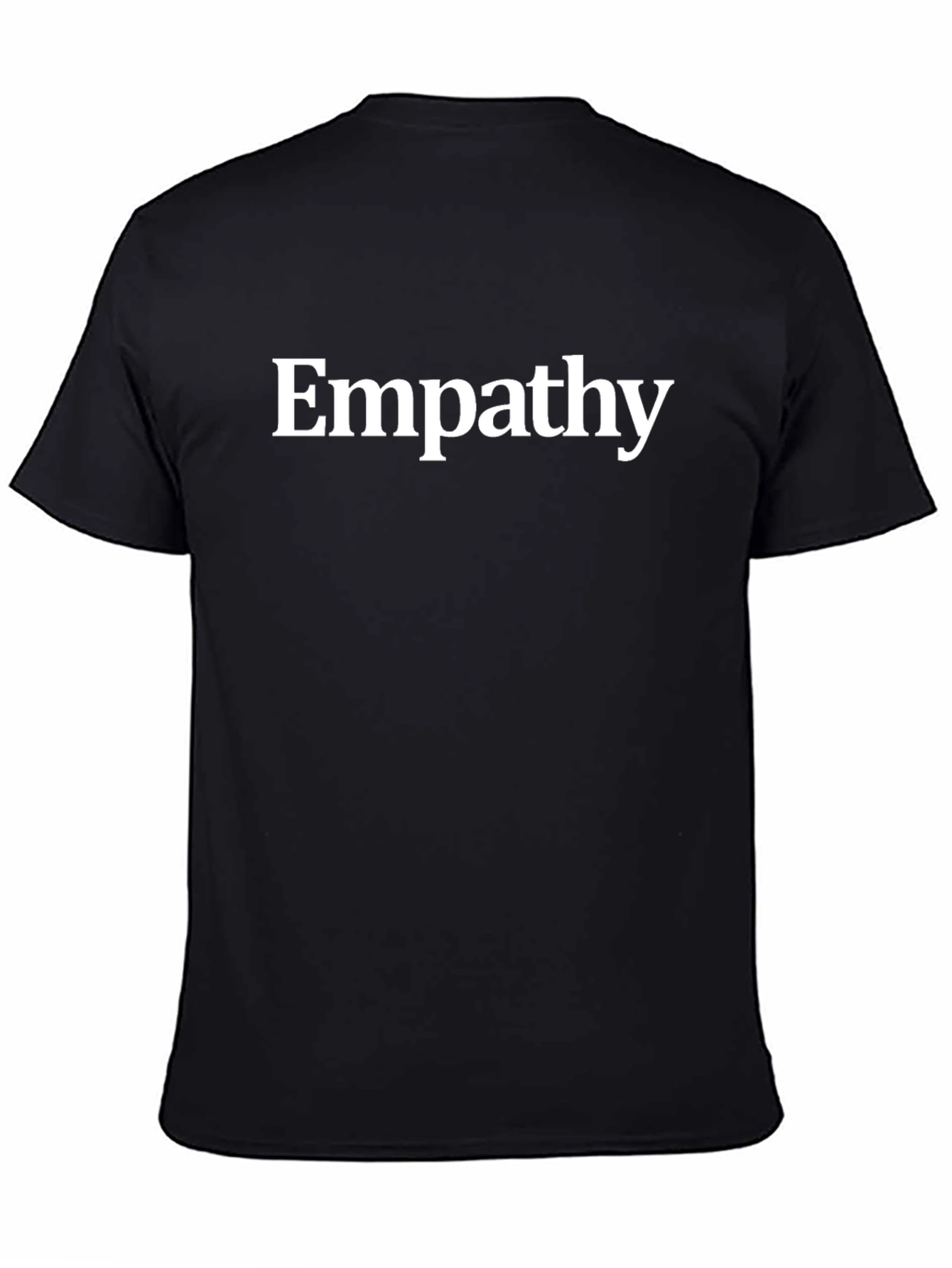 Empathy Tee - Classic Black Cotton Comfort