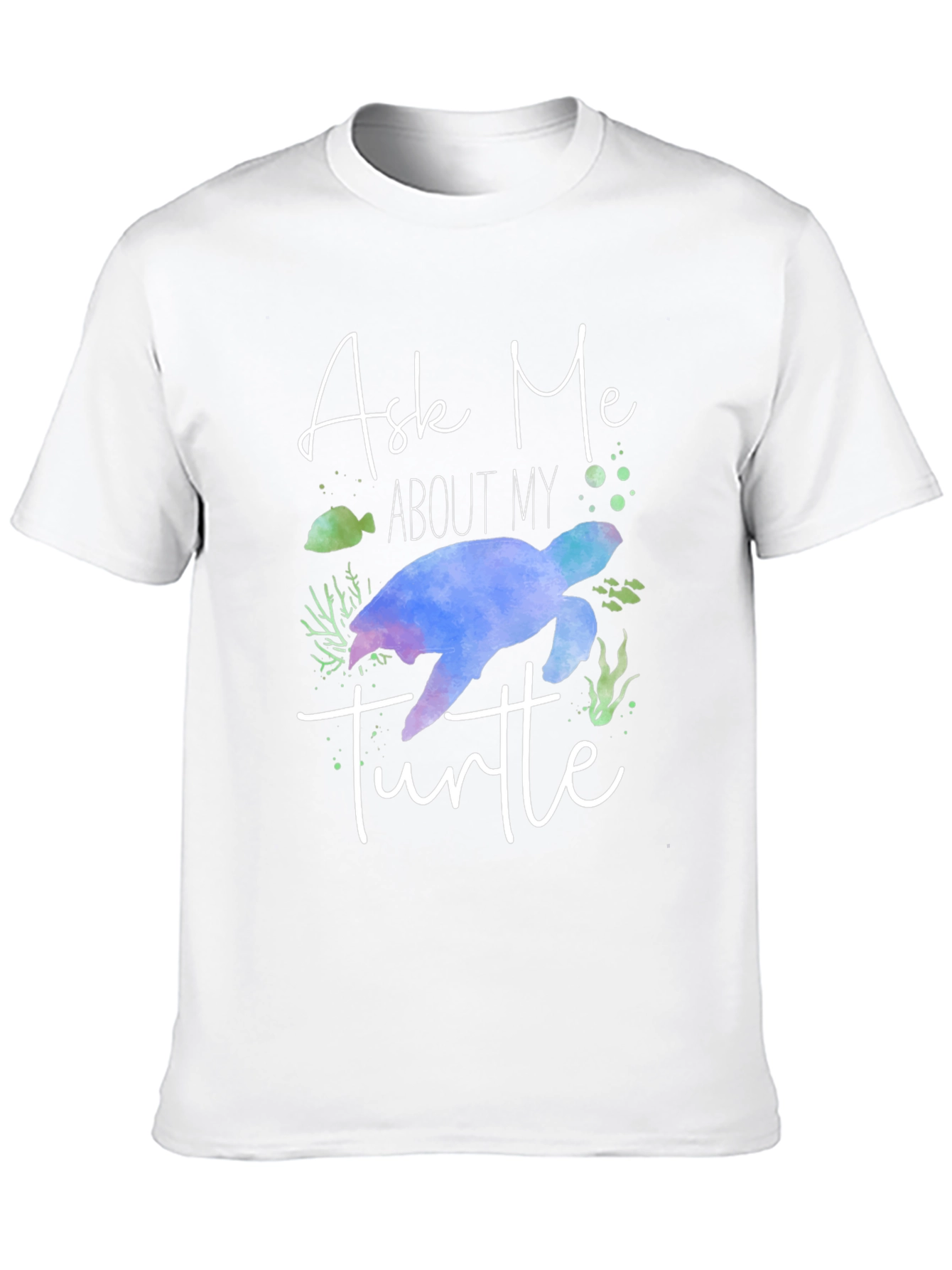 Ask Me About My Turtle Graphic Tee