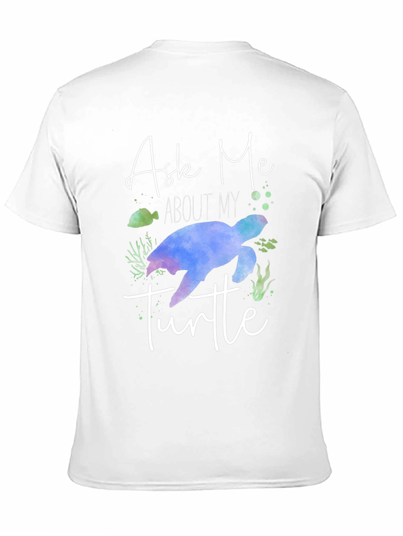 Ask Me About My Turtle Graphic Tee