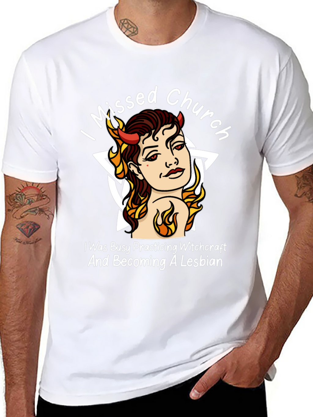 Witchcraft Lesbian Black T-Shirt