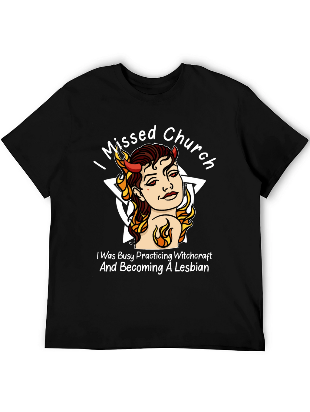 Witchcraft Lesbian Black T-Shirt