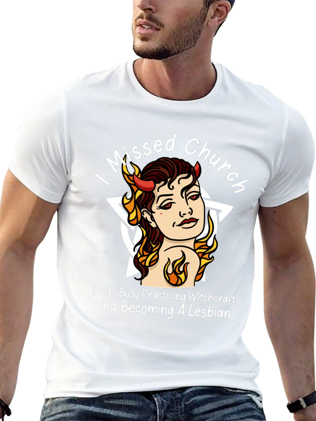 Witchcraft Lesbian Black T-Shirt
