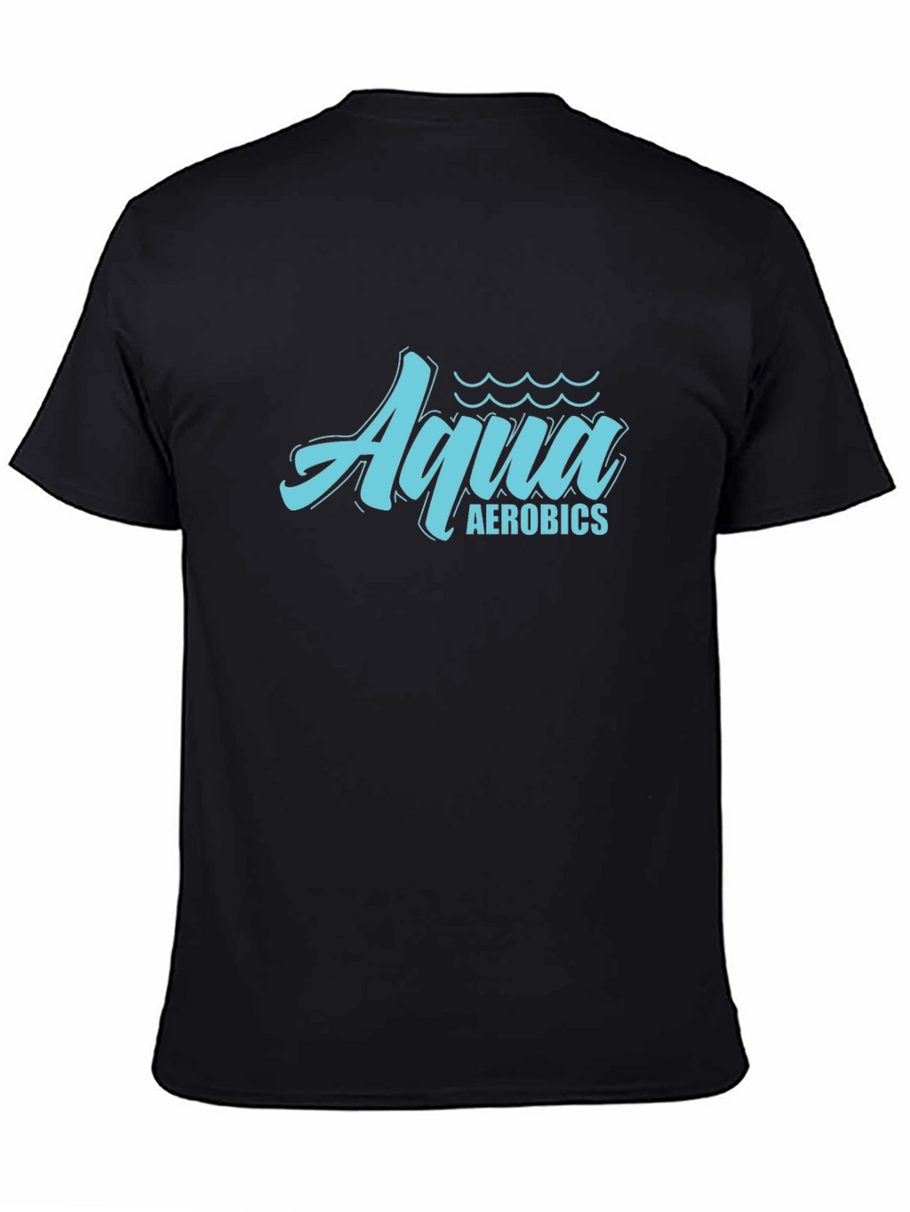 Aqua Aerobics Black T-Shirt