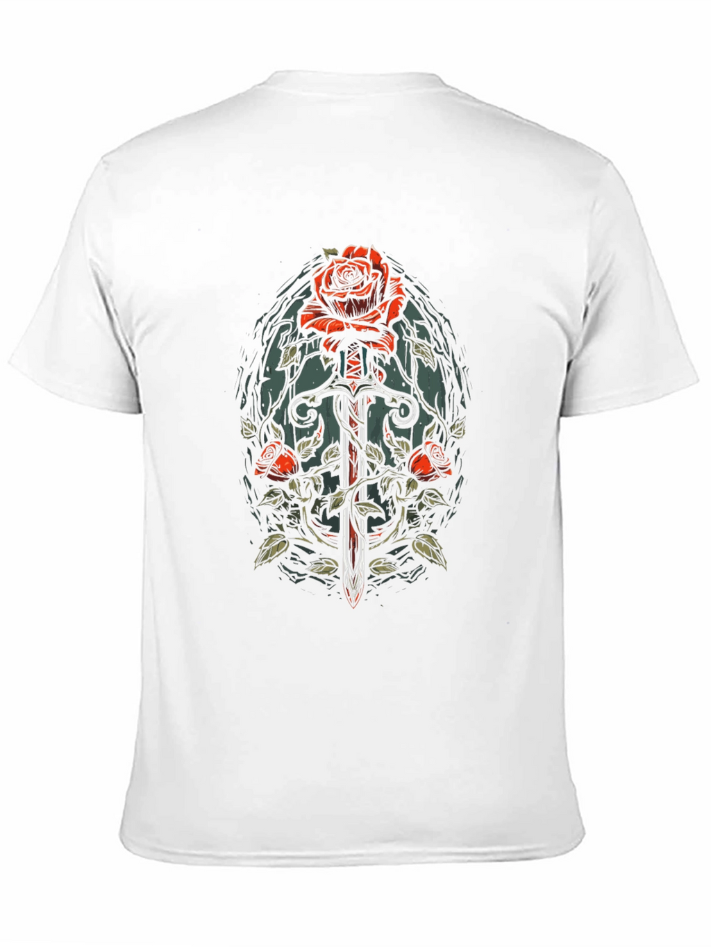 Rose & Sword Graphic T-Shirt