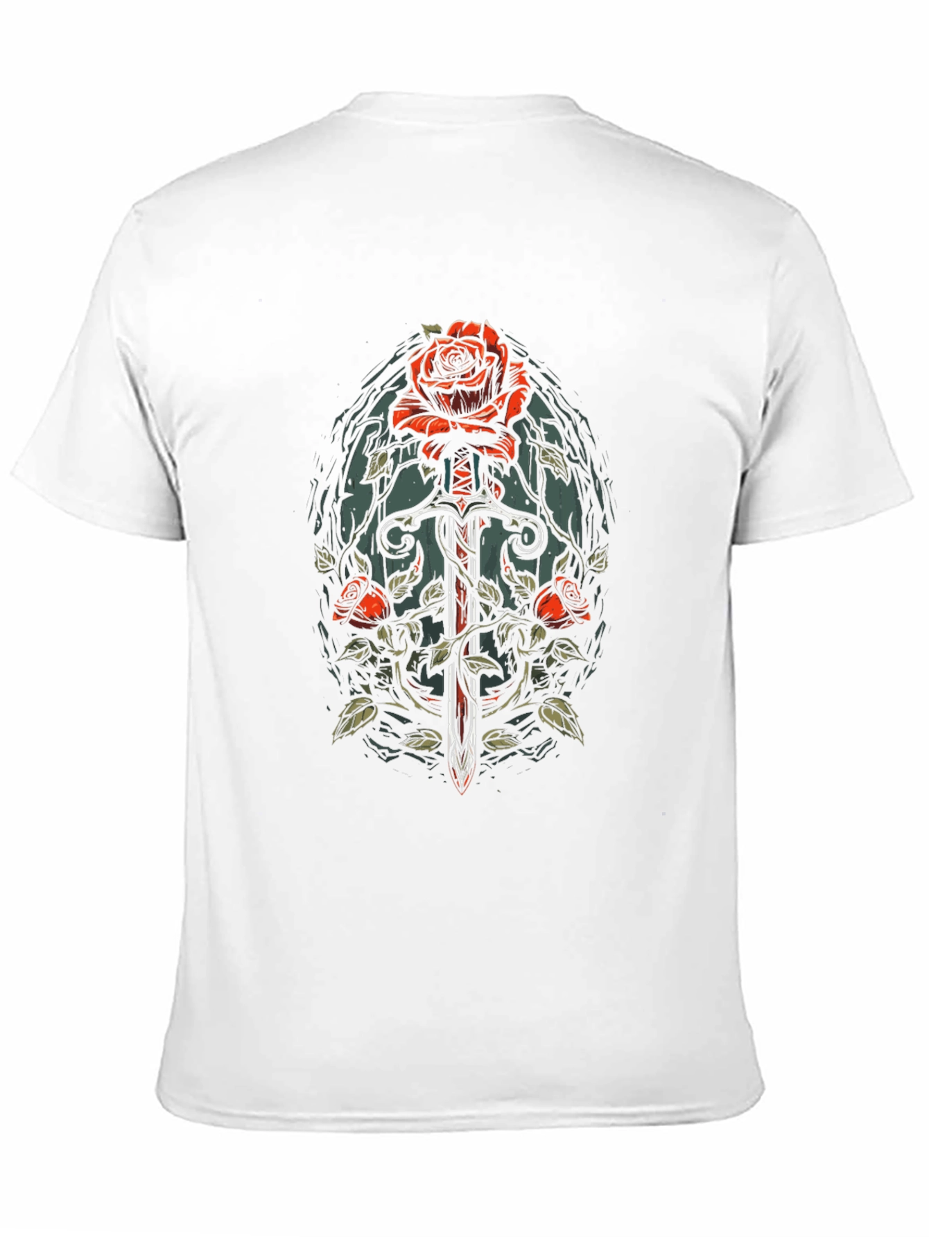 Rose & Sword Graphic T-Shirt
