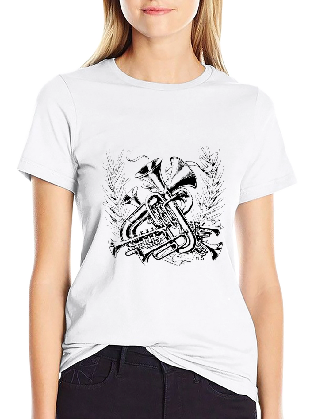 Musical Instruments T-Shirt - Black