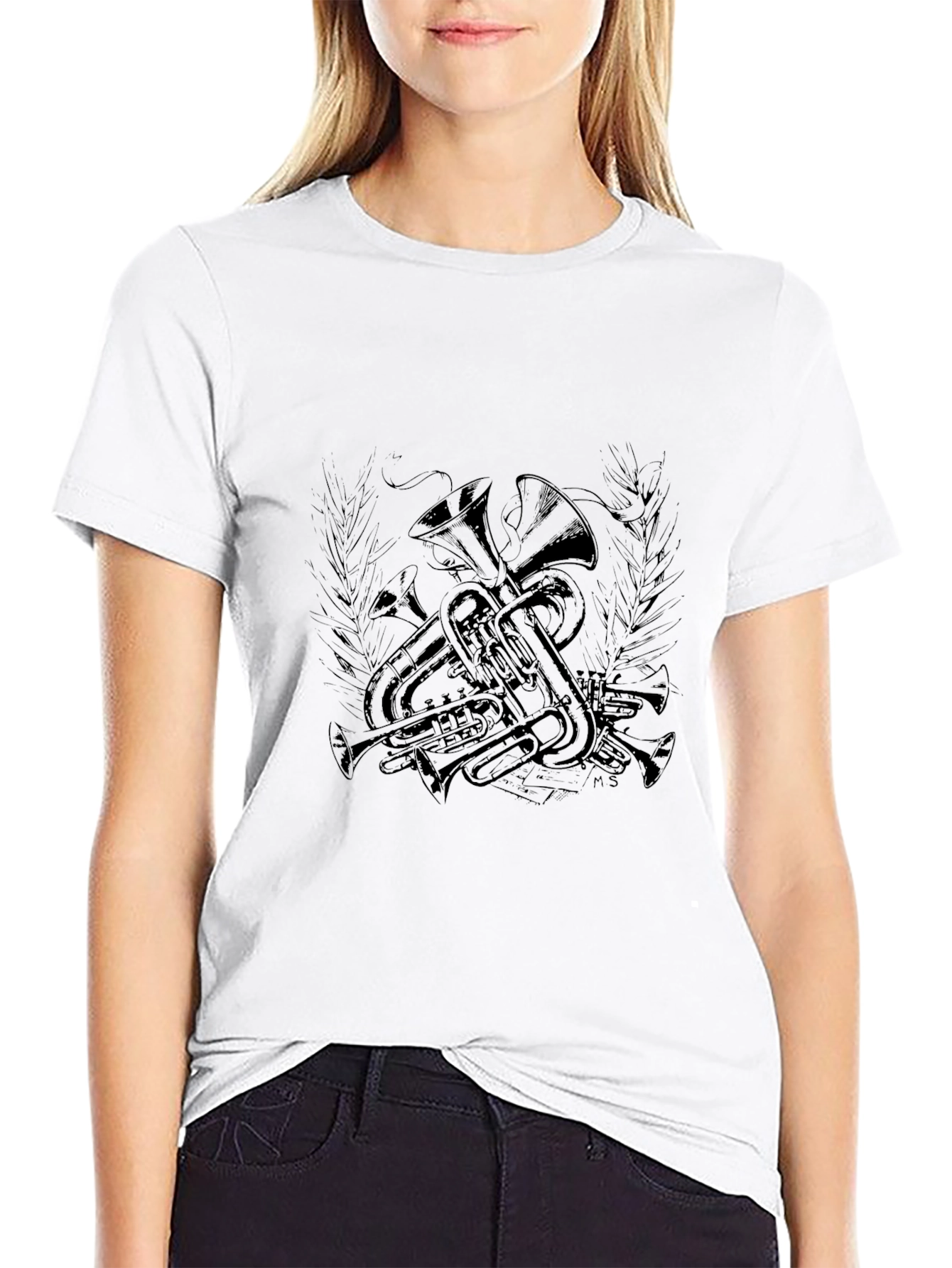 Musical Instruments T-Shirt - Black