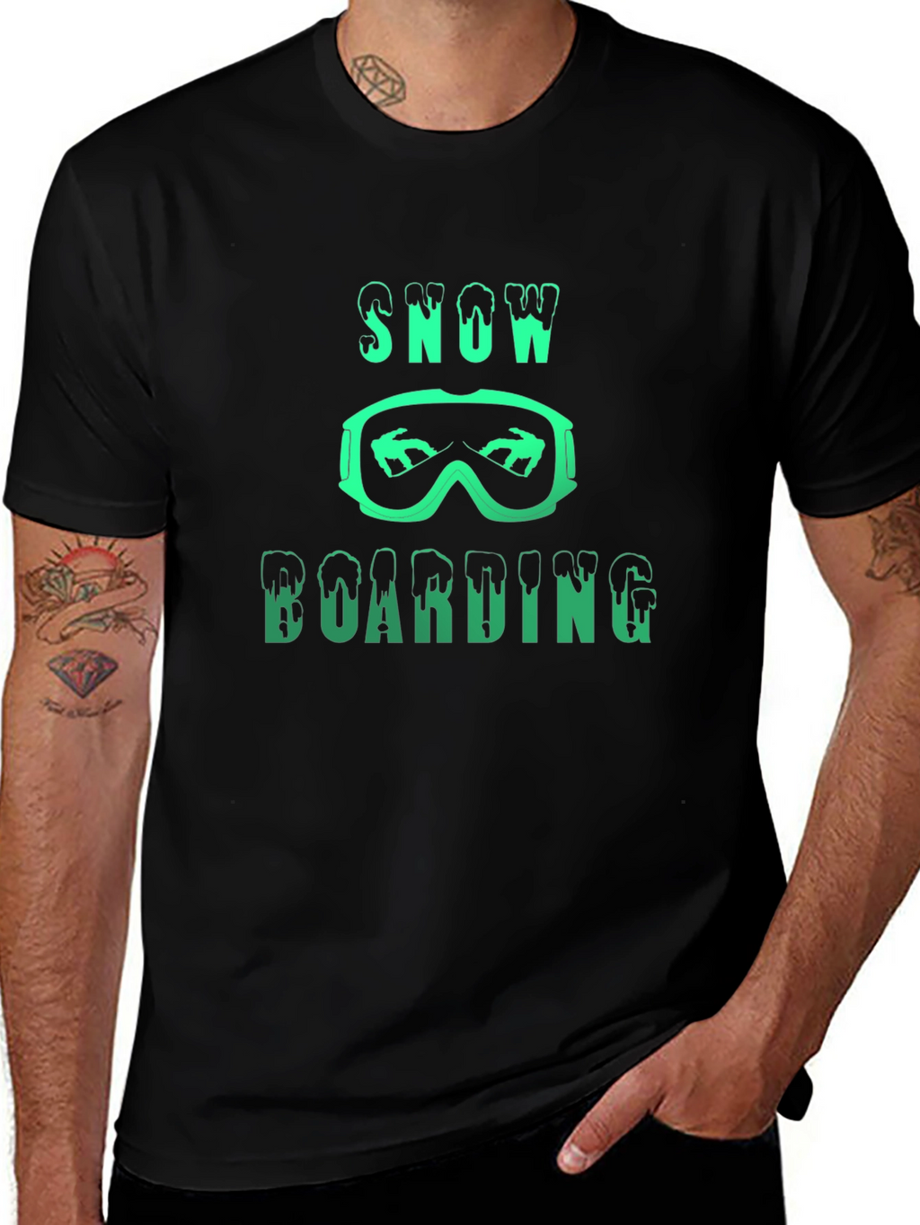 Snowboarding Graphic T-Shirt