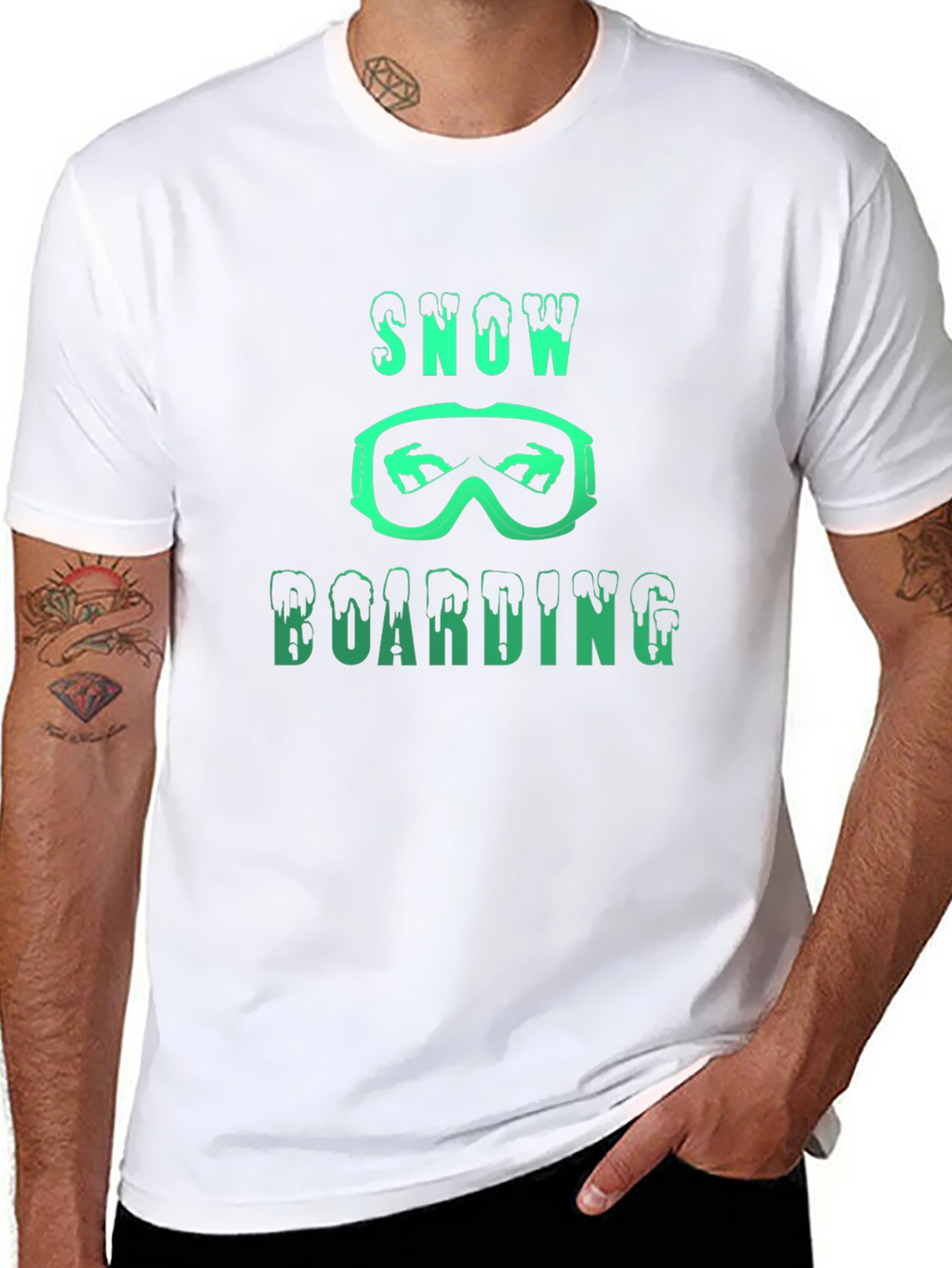 Snowboarding Graphic T-Shirt
