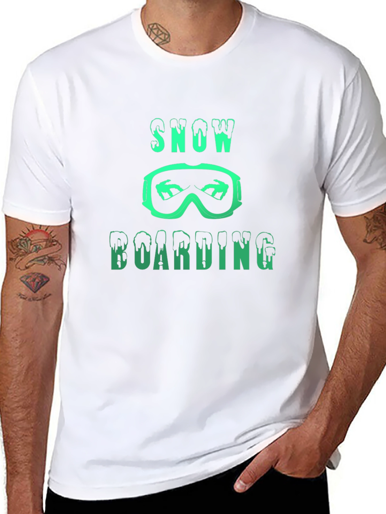 Snowboarding Graphic T-Shirt