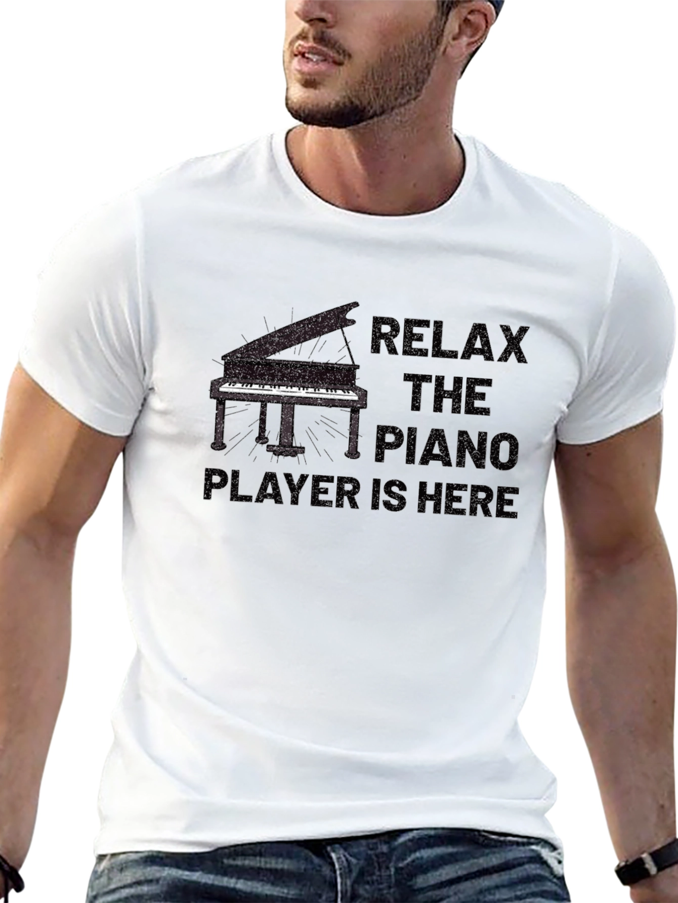 Relax the Piano Player is Here T-Shirt