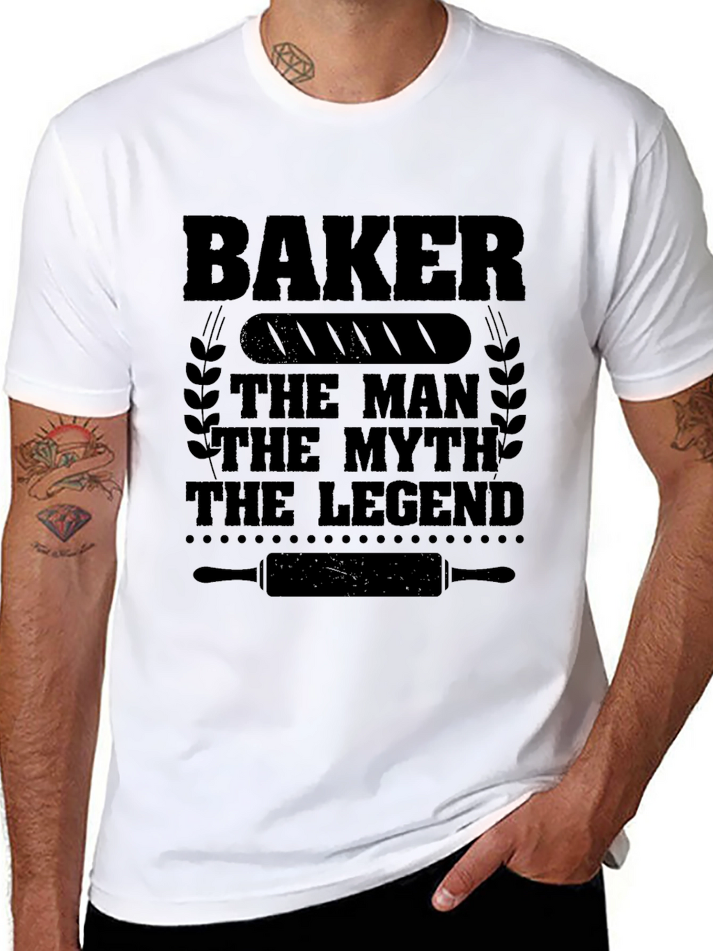 Baker Man Myth Legend Graphic T-Shirt