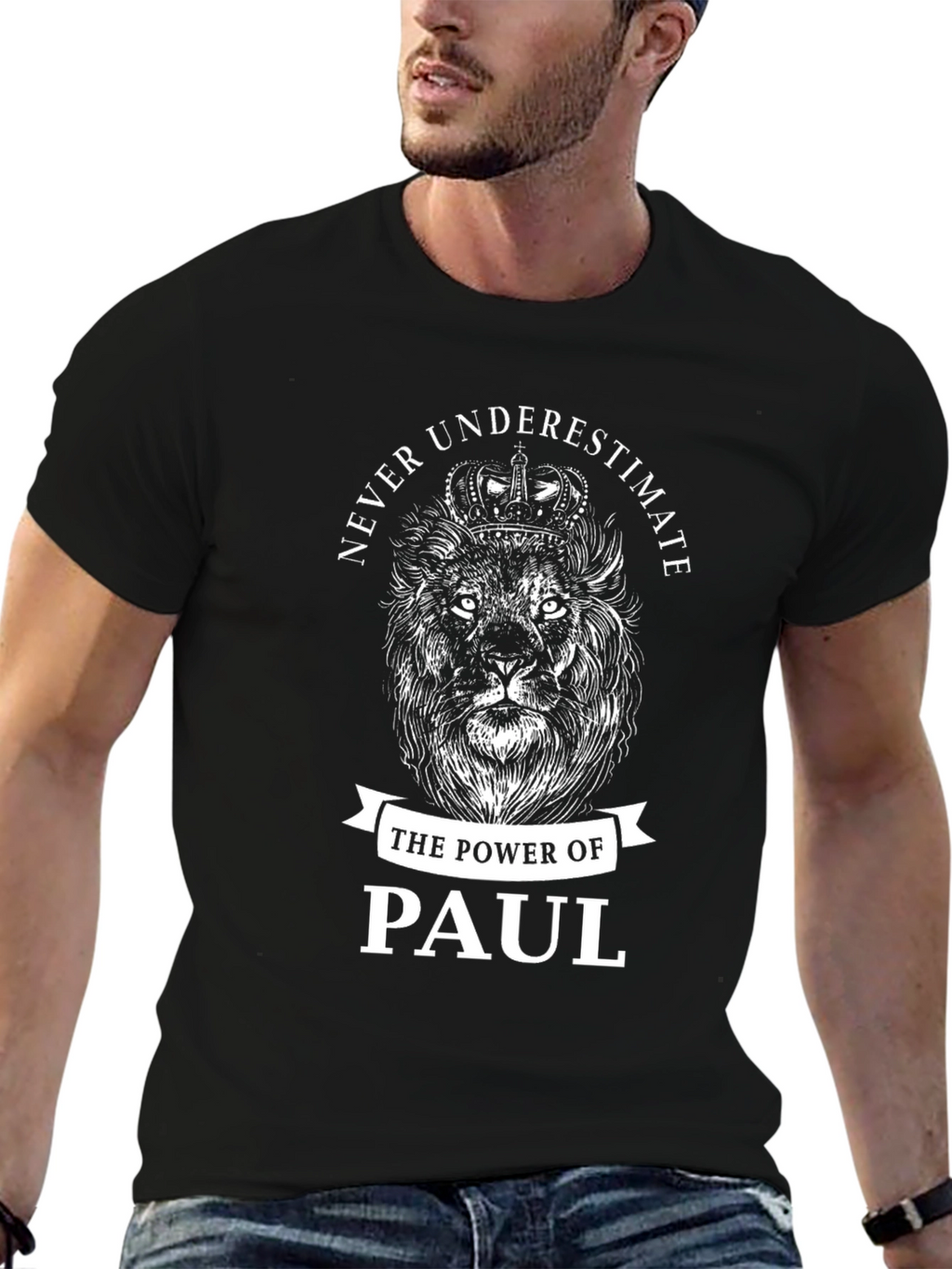 Never Underestimate Paul Lion Graphic Tee