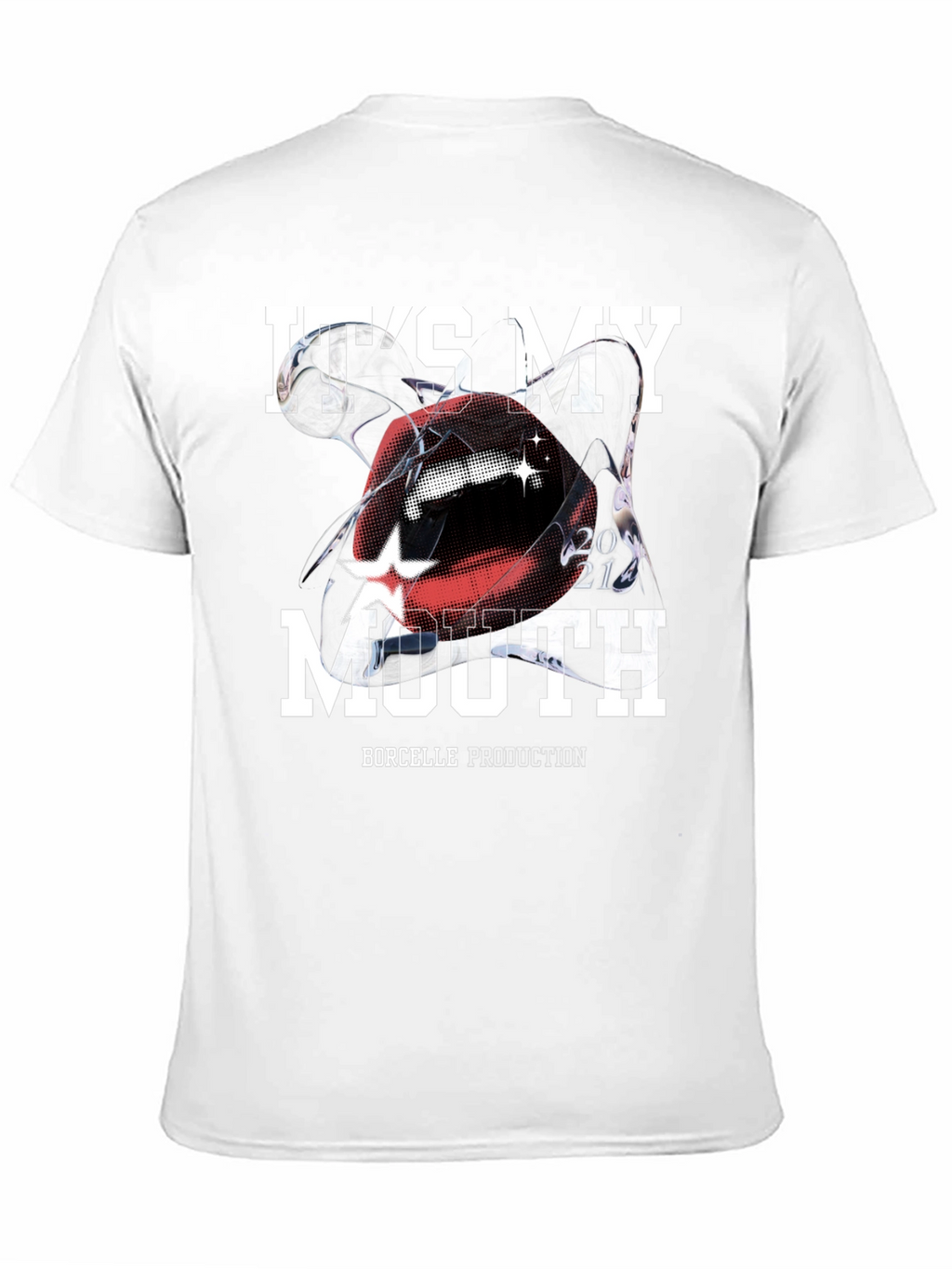Its My Mouth Graphic Tee - Black