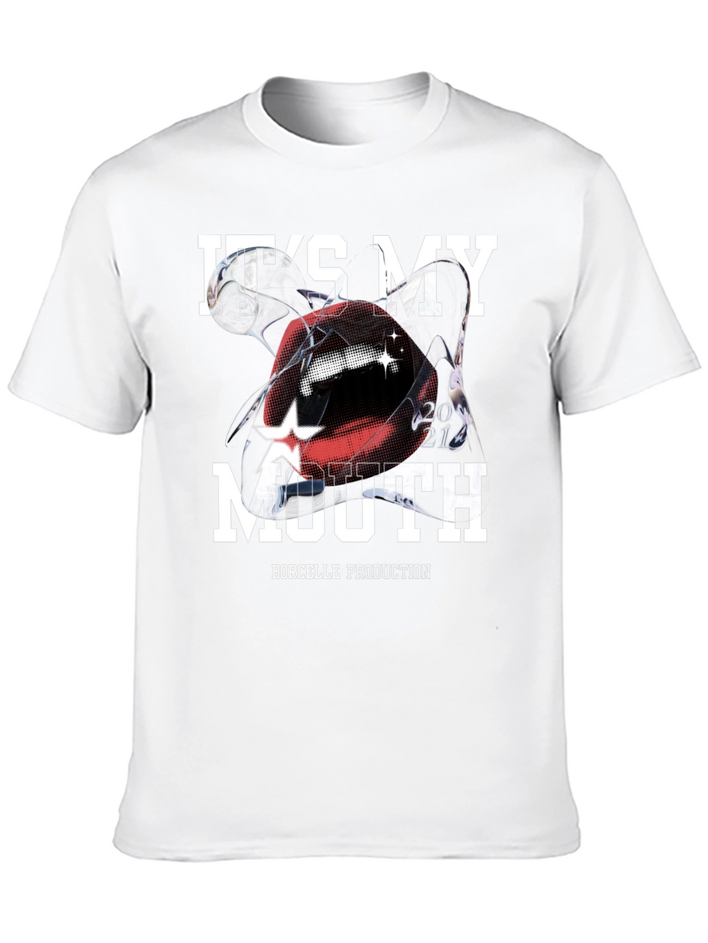 Its My Mouth Graphic Tee - Black