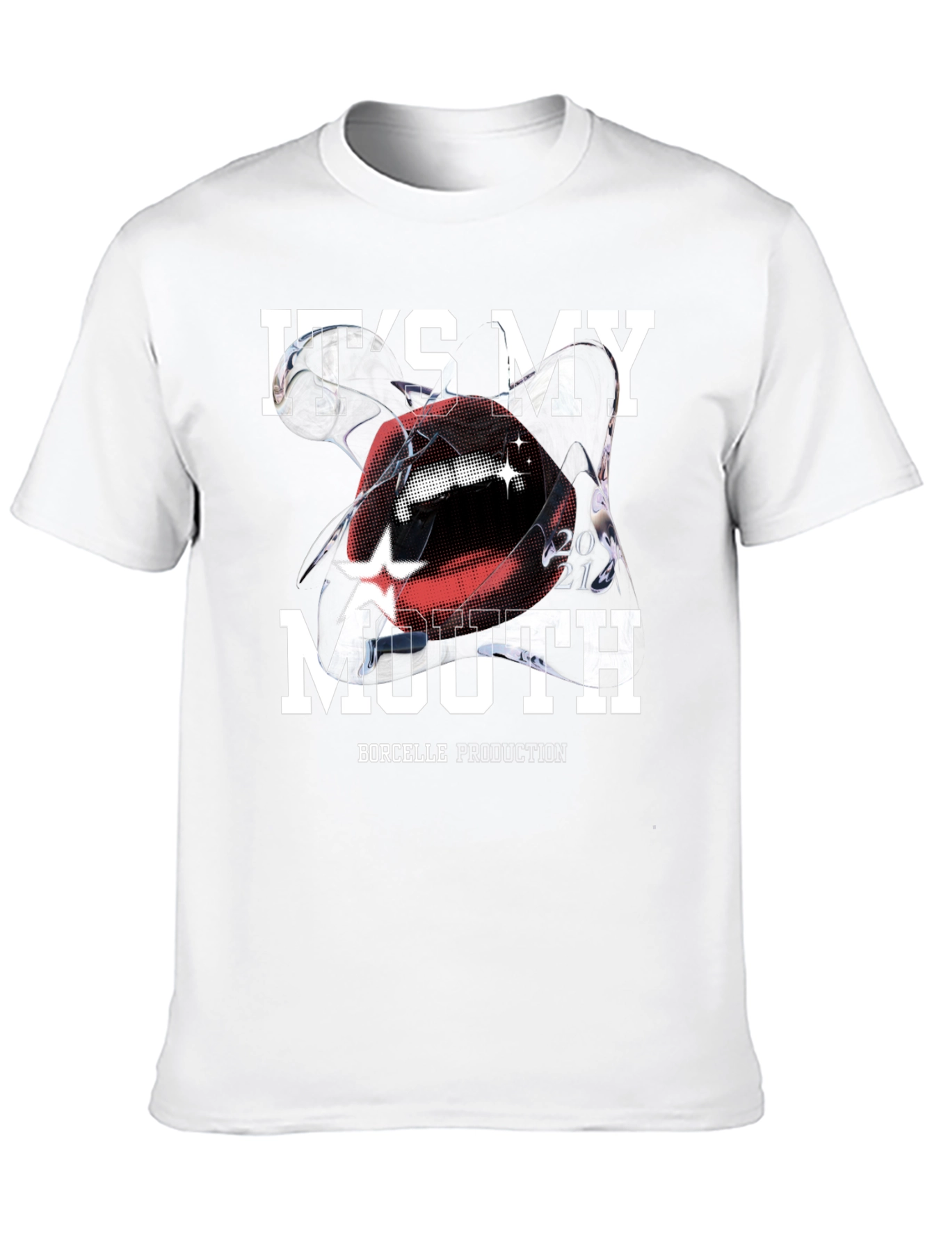 Its My Mouth Graphic Tee - Black