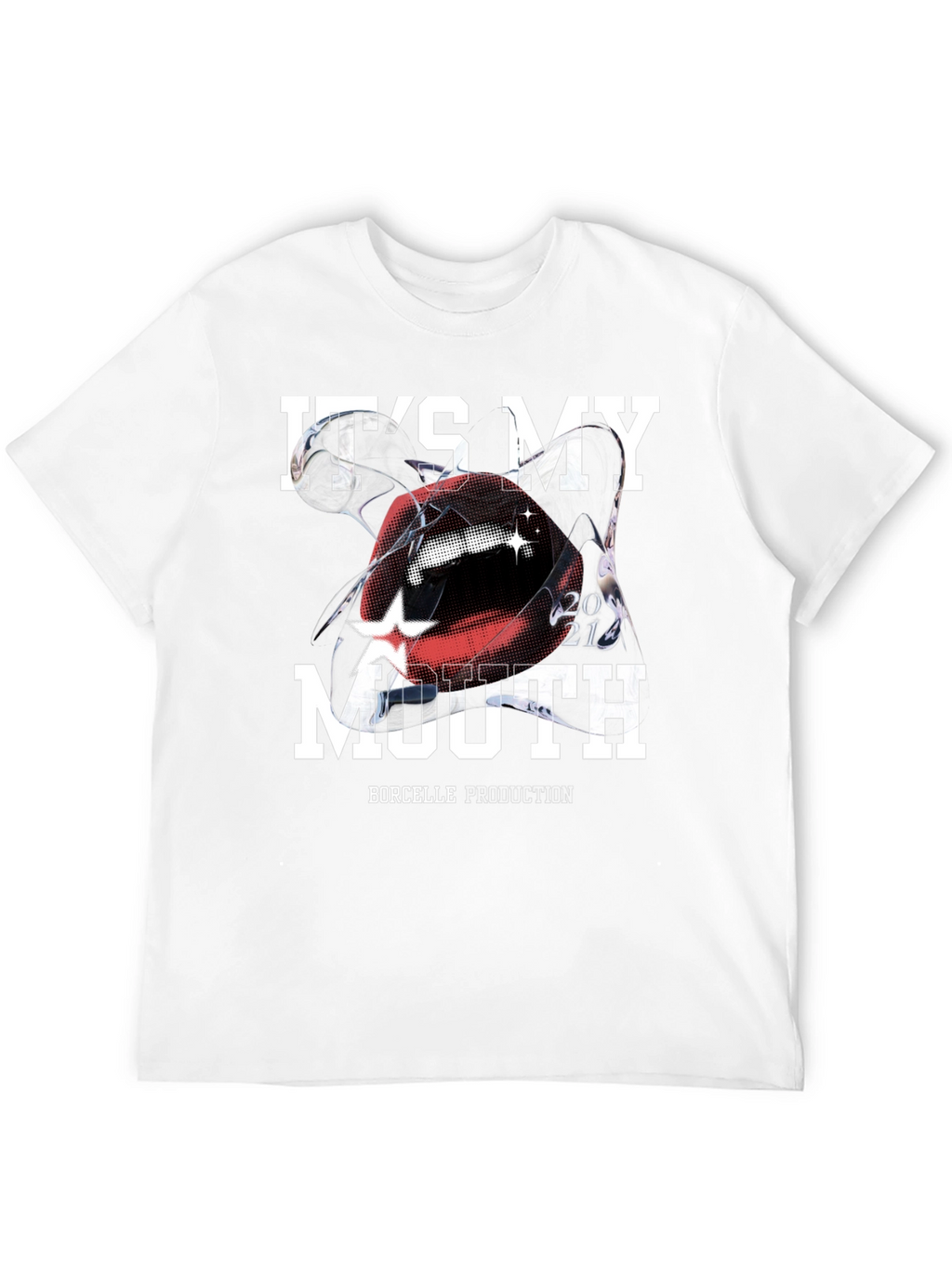 Its My Mouth Graphic Tee - Black