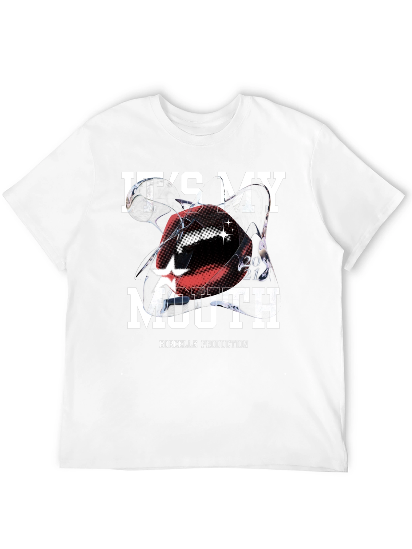 Its My Mouth Graphic Tee - Black