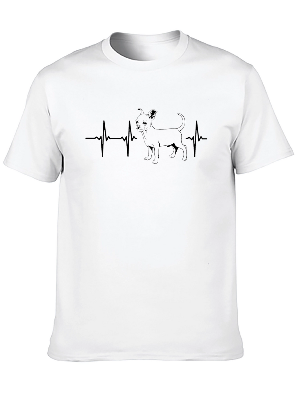 Chihuahua Heartbeat T-Shirt - Dog Lover Tee