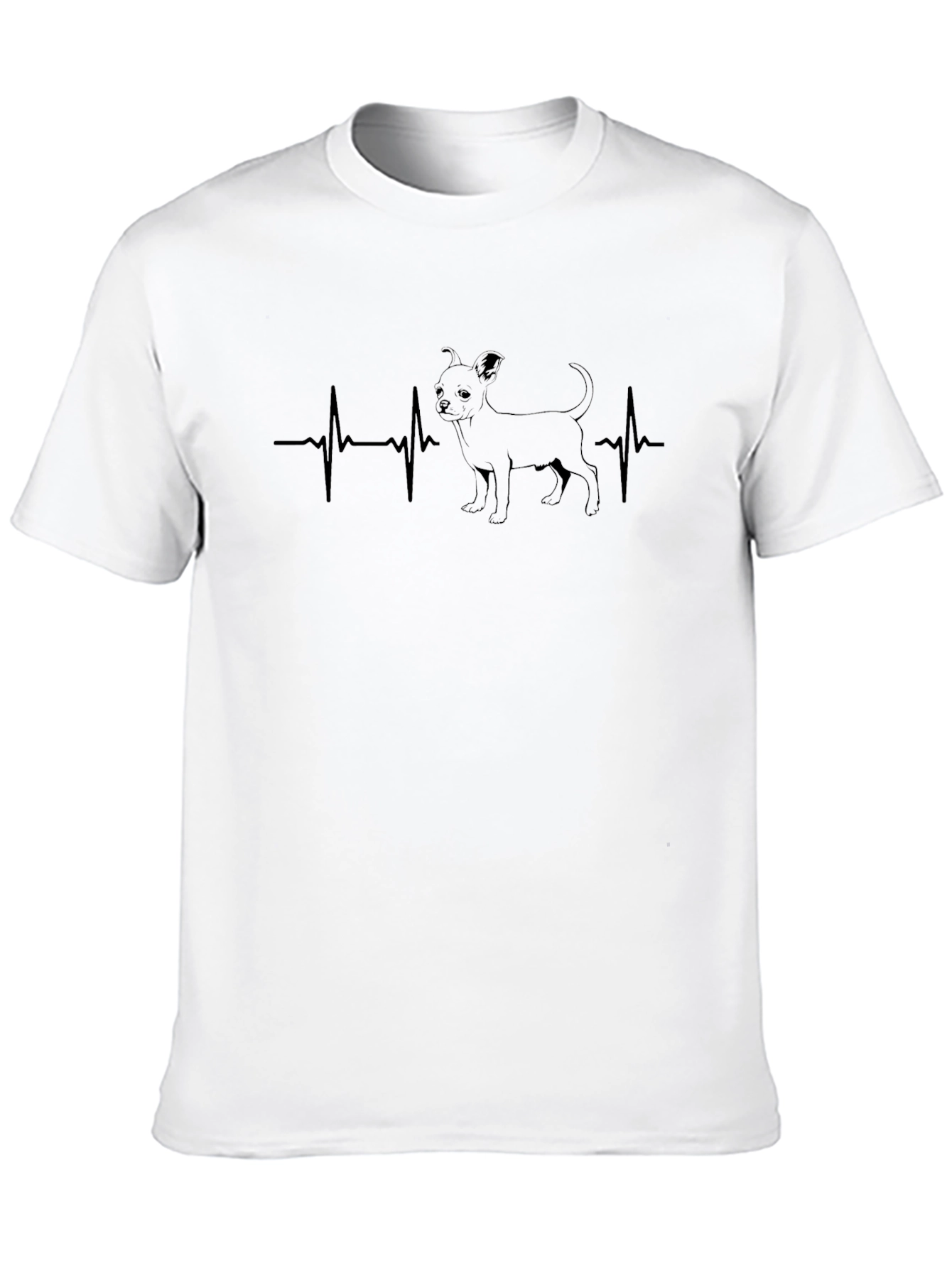 Chihuahua Heartbeat T-Shirt - Dog Lover Tee