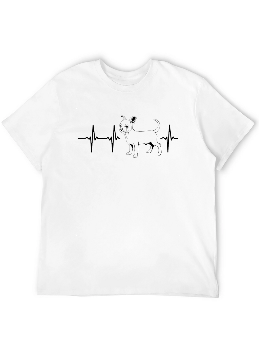Chihuahua Heartbeat T-Shirt - Dog Lover Tee