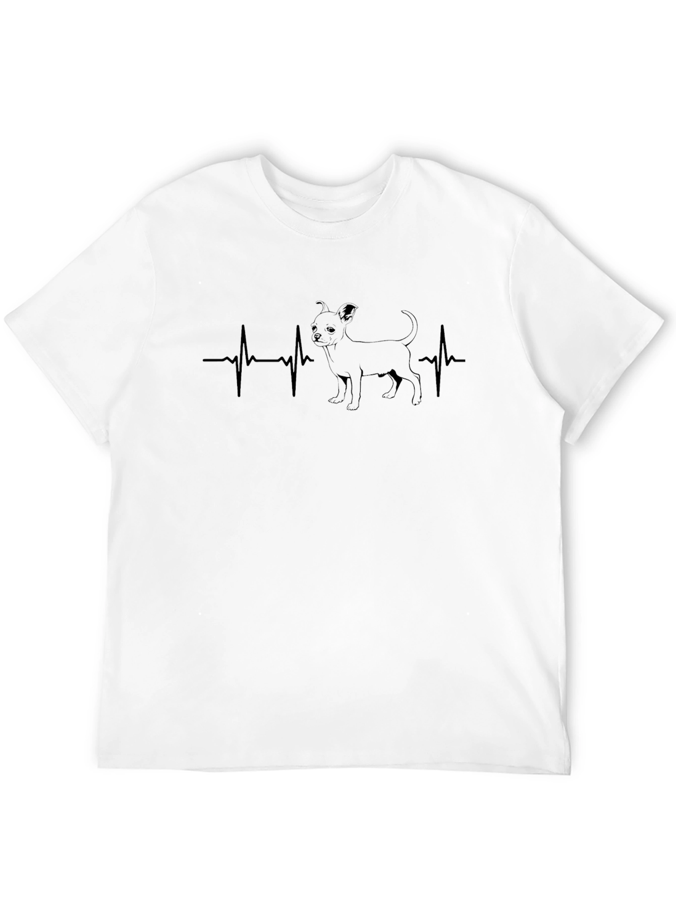 Chihuahua Heartbeat T-Shirt - Dog Lover Tee