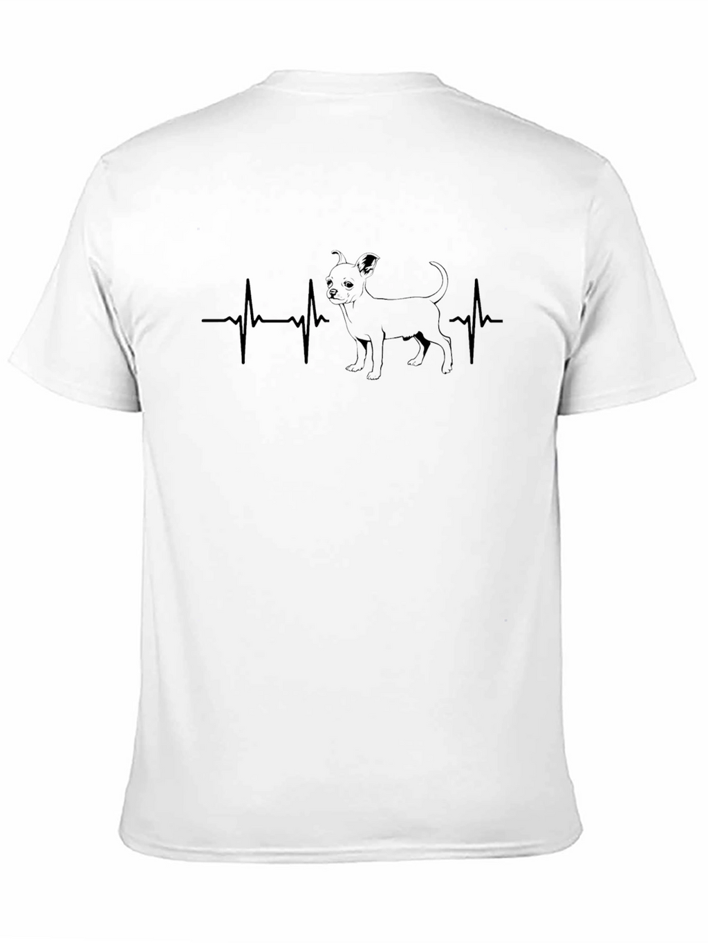 Chihuahua Heartbeat T-Shirt - Dog Lover Tee
