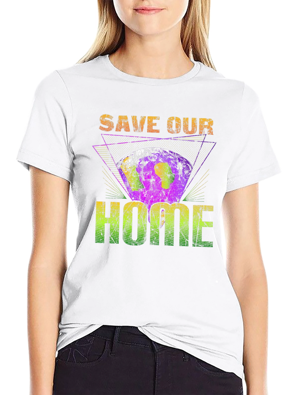 Save Our Home Earth Graphic T-Shirt