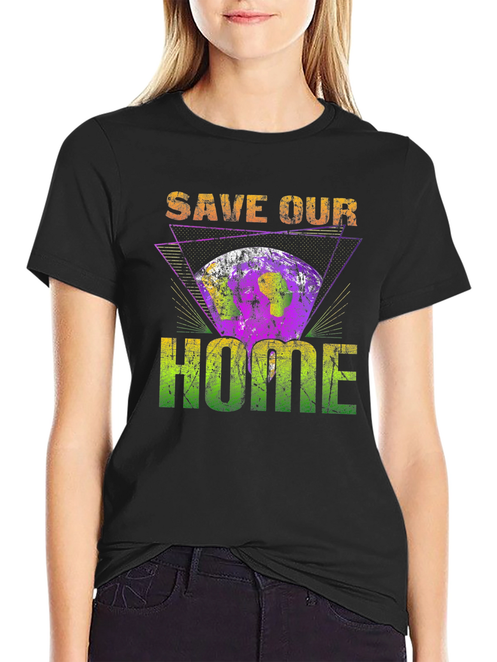 Save Our Home Earth Graphic T-Shirt