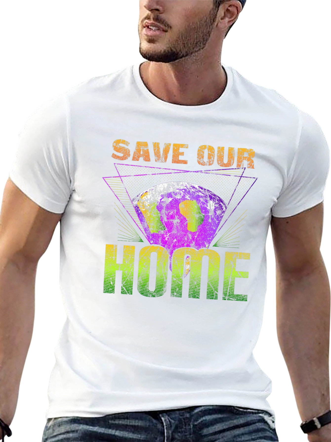 Save Our Home Earth Graphic T-Shirt