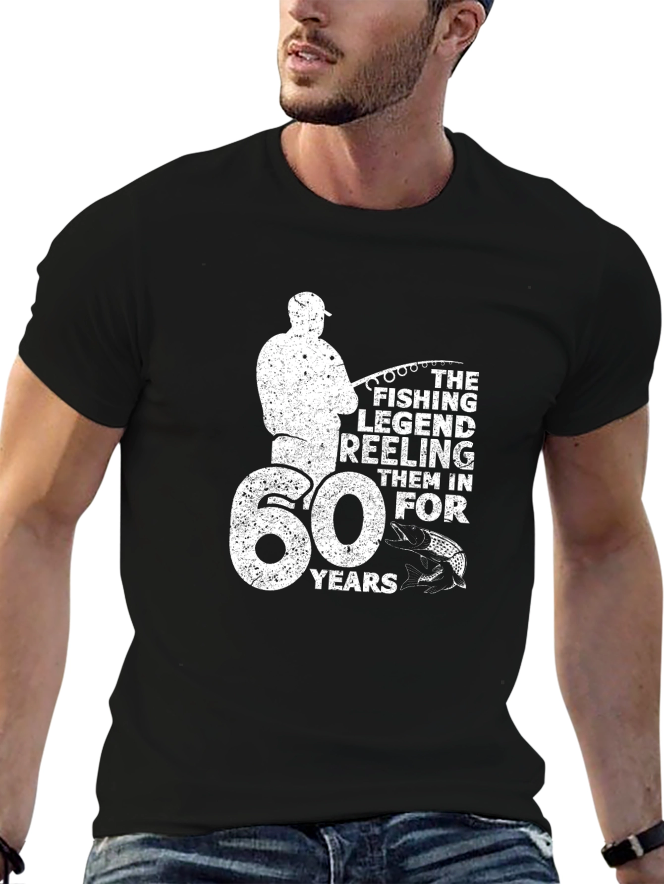 60 Years Fishing Legend T-Shirt