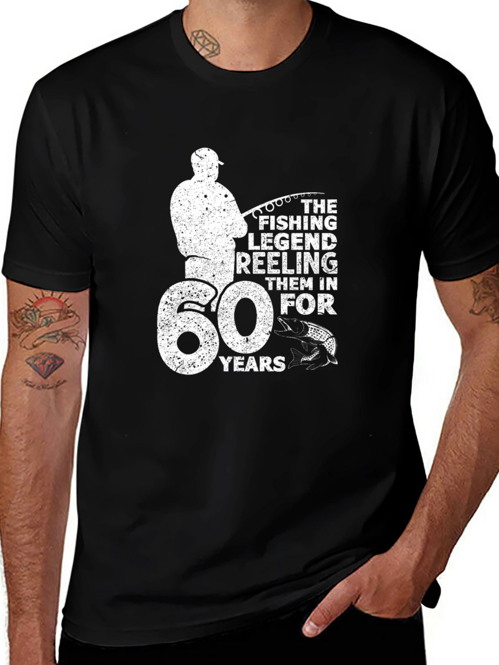 60 Years Fishing Legend T-Shirt