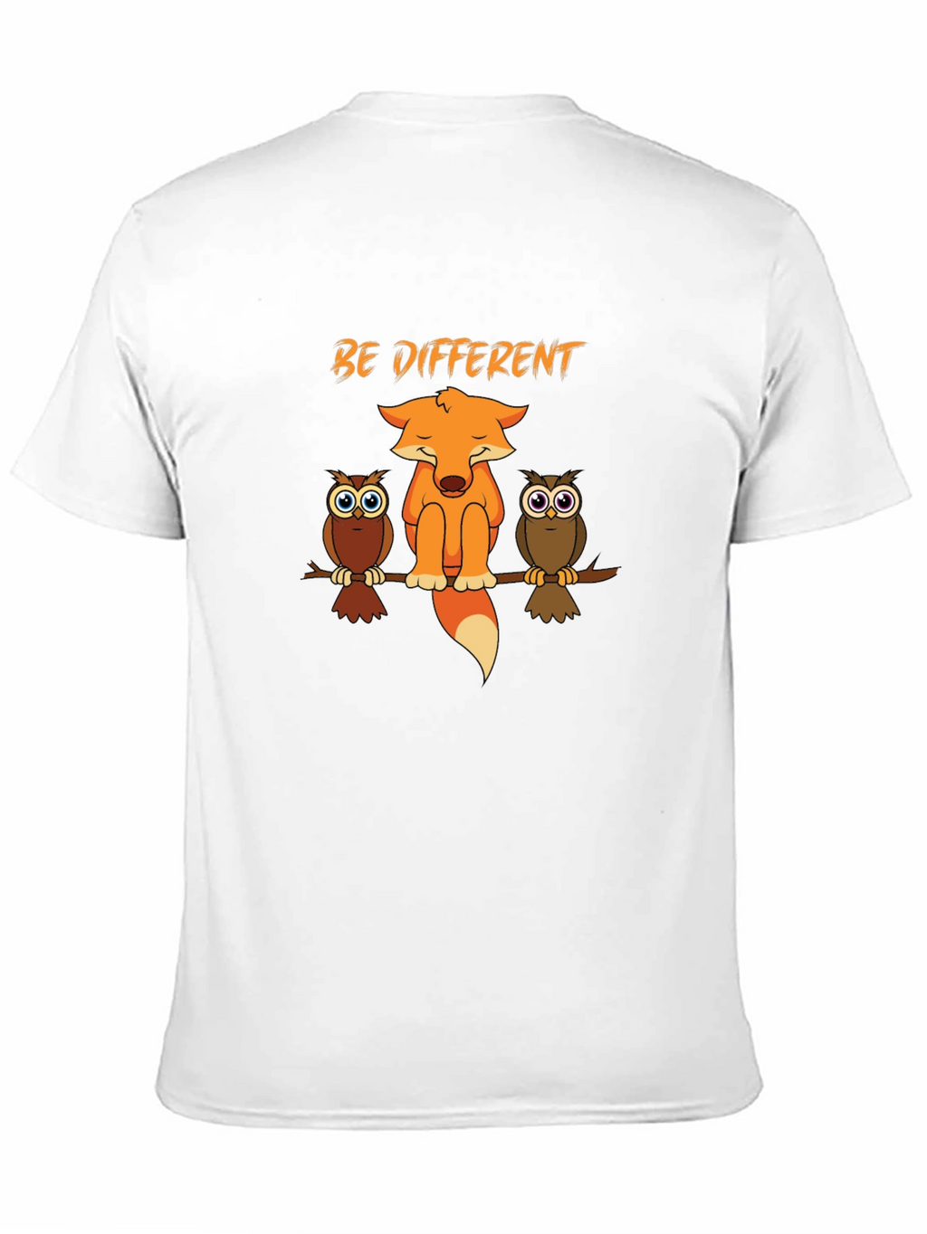 Be Different Fox & Owls Graphic Tee