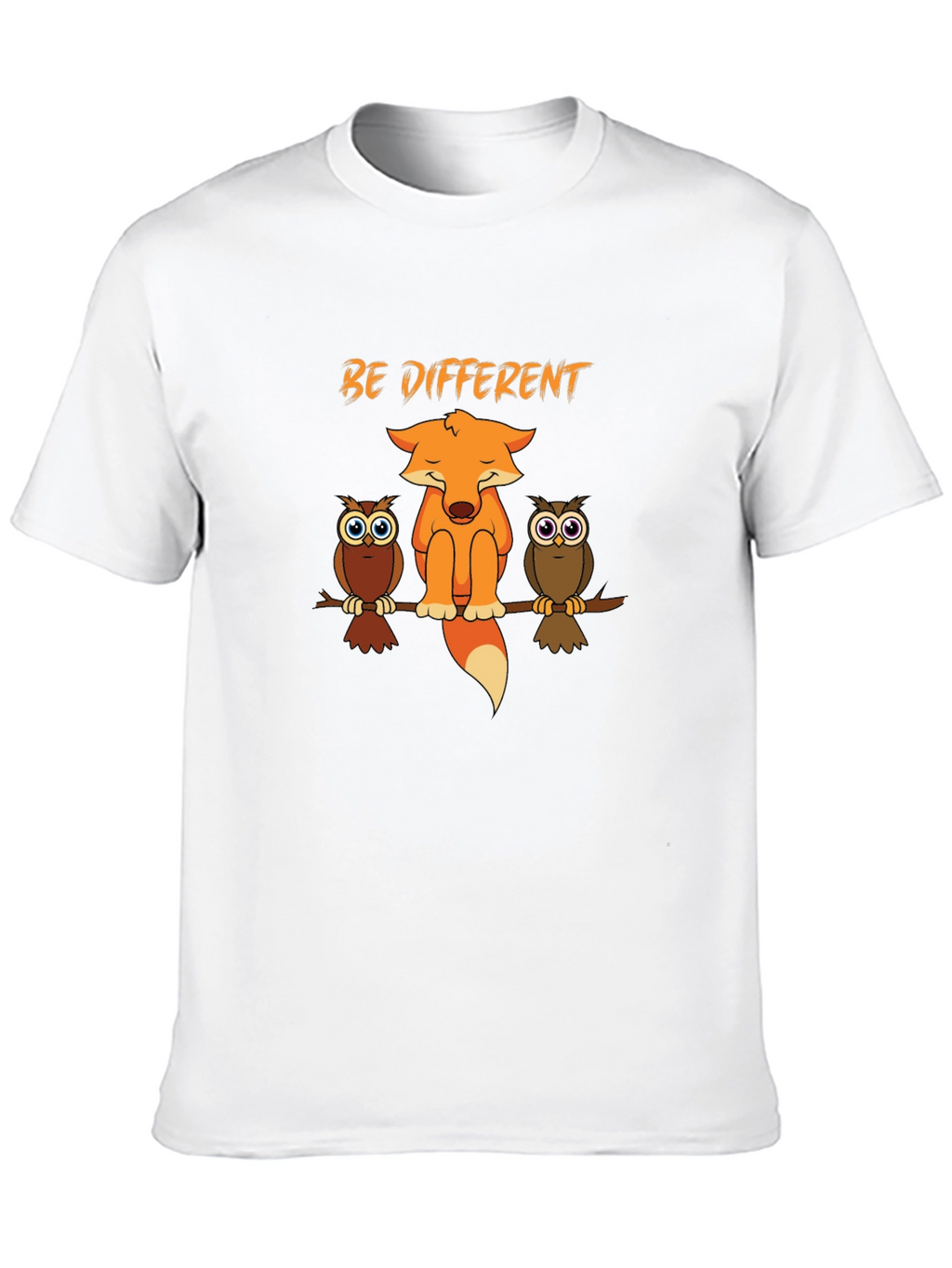 Be Different Fox & Owls Graphic Tee