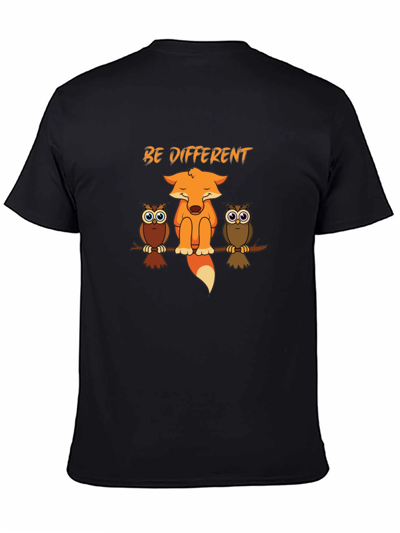 Be Different Fox & Owls Graphic Tee