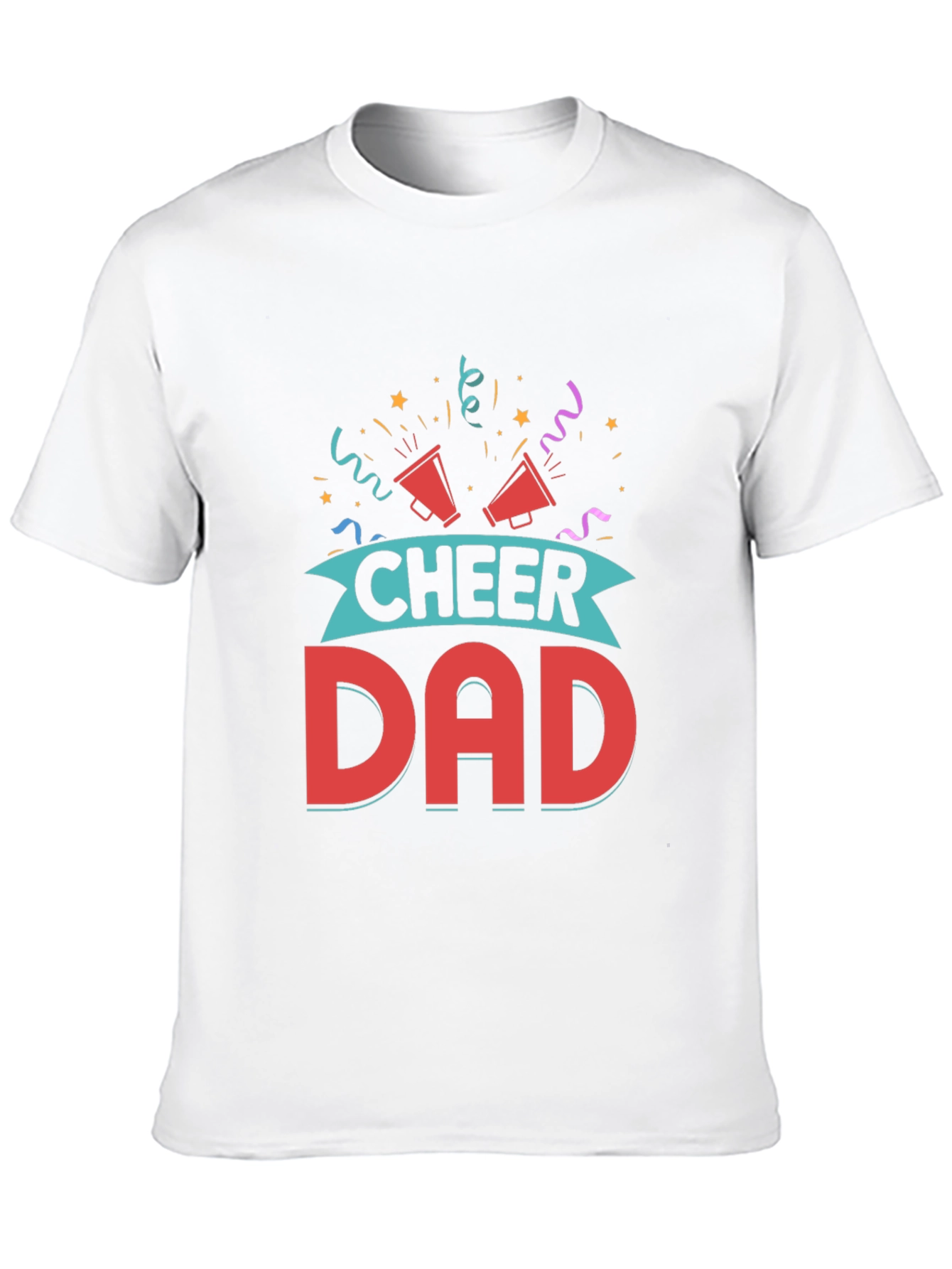 Cheer Dad Graphic Tee - Black Cotton