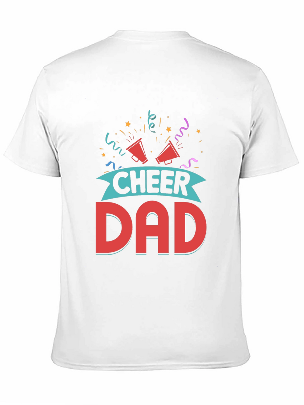 Cheer Dad Graphic Tee - Black Cotton