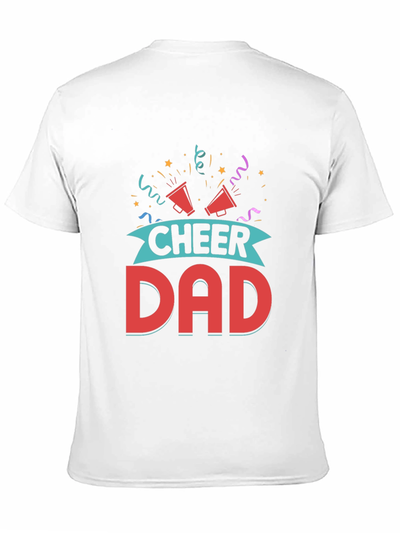 Cheer Dad Graphic Tee - Black Cotton