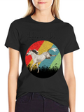 Horse Love Retro Graphic Tee - Equestrian Shirt