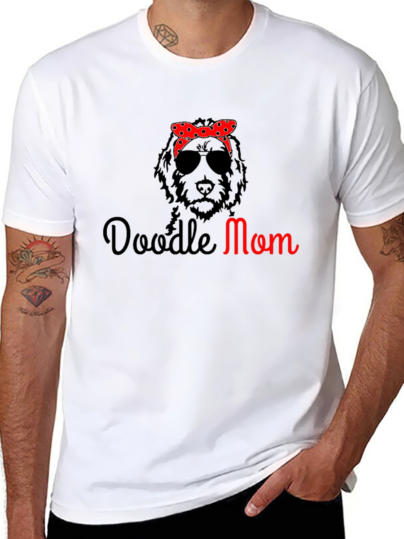 Doodle Mom T-Shirt - Cute Dog Lover Tee