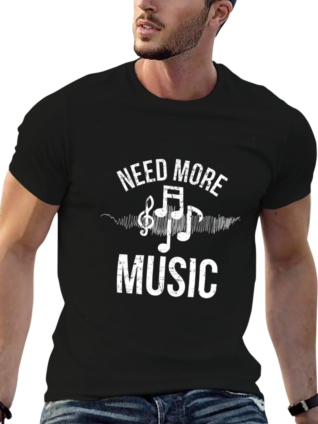 Need More Music Graphic Tee
