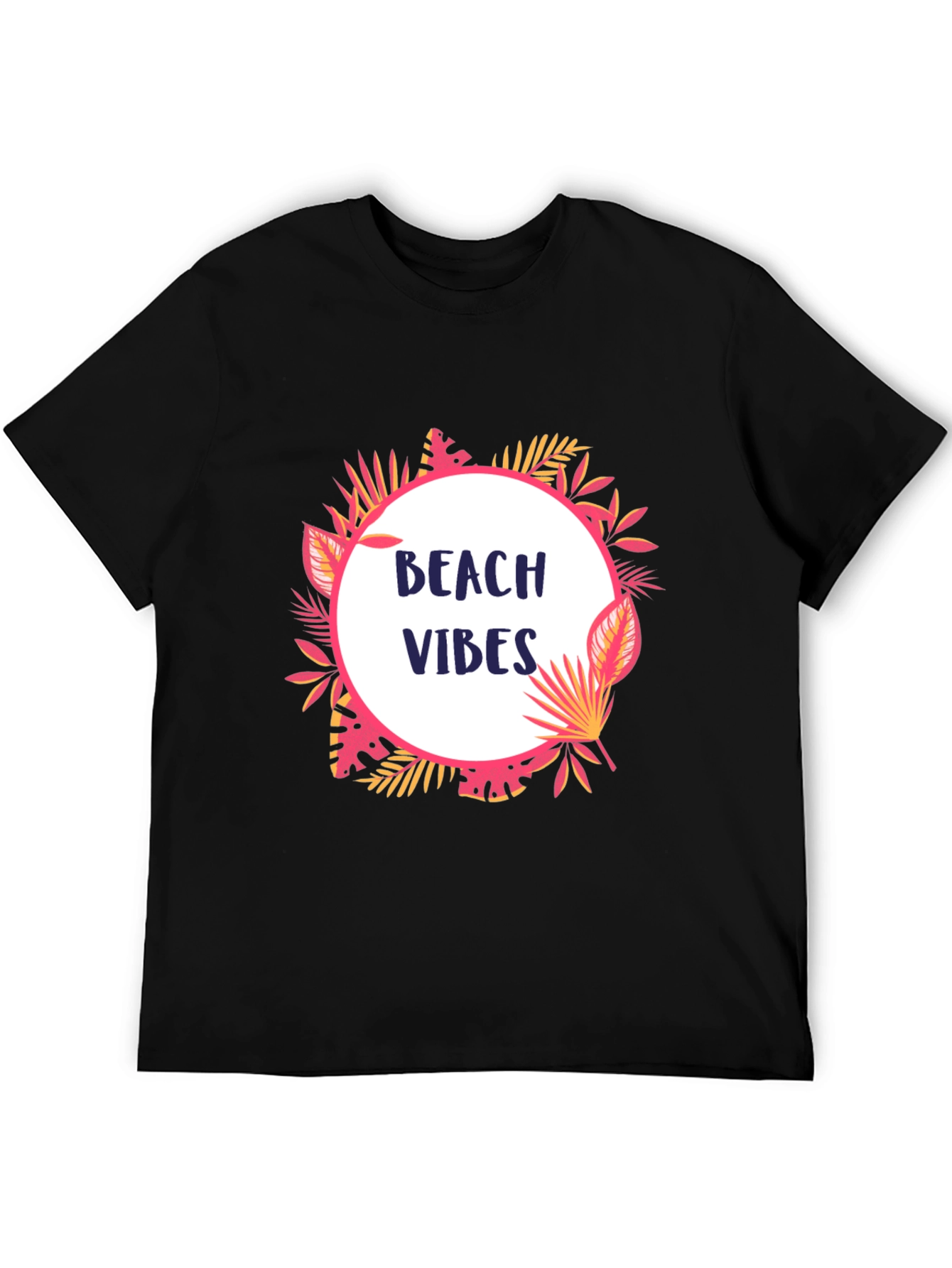 Beach Vibes Graphic Tee - Tropical Style