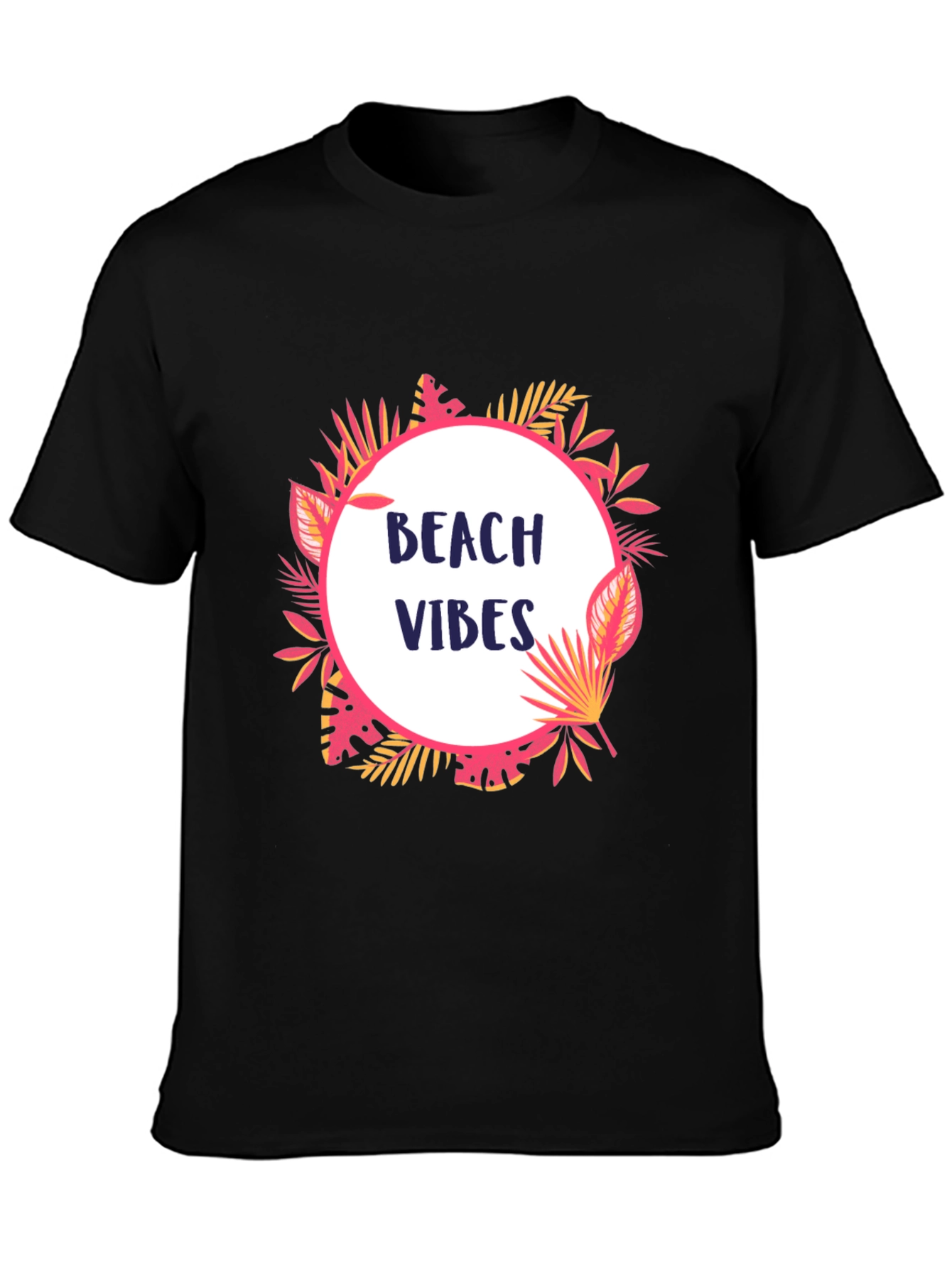 Beach Vibes Graphic Tee - Tropical Style