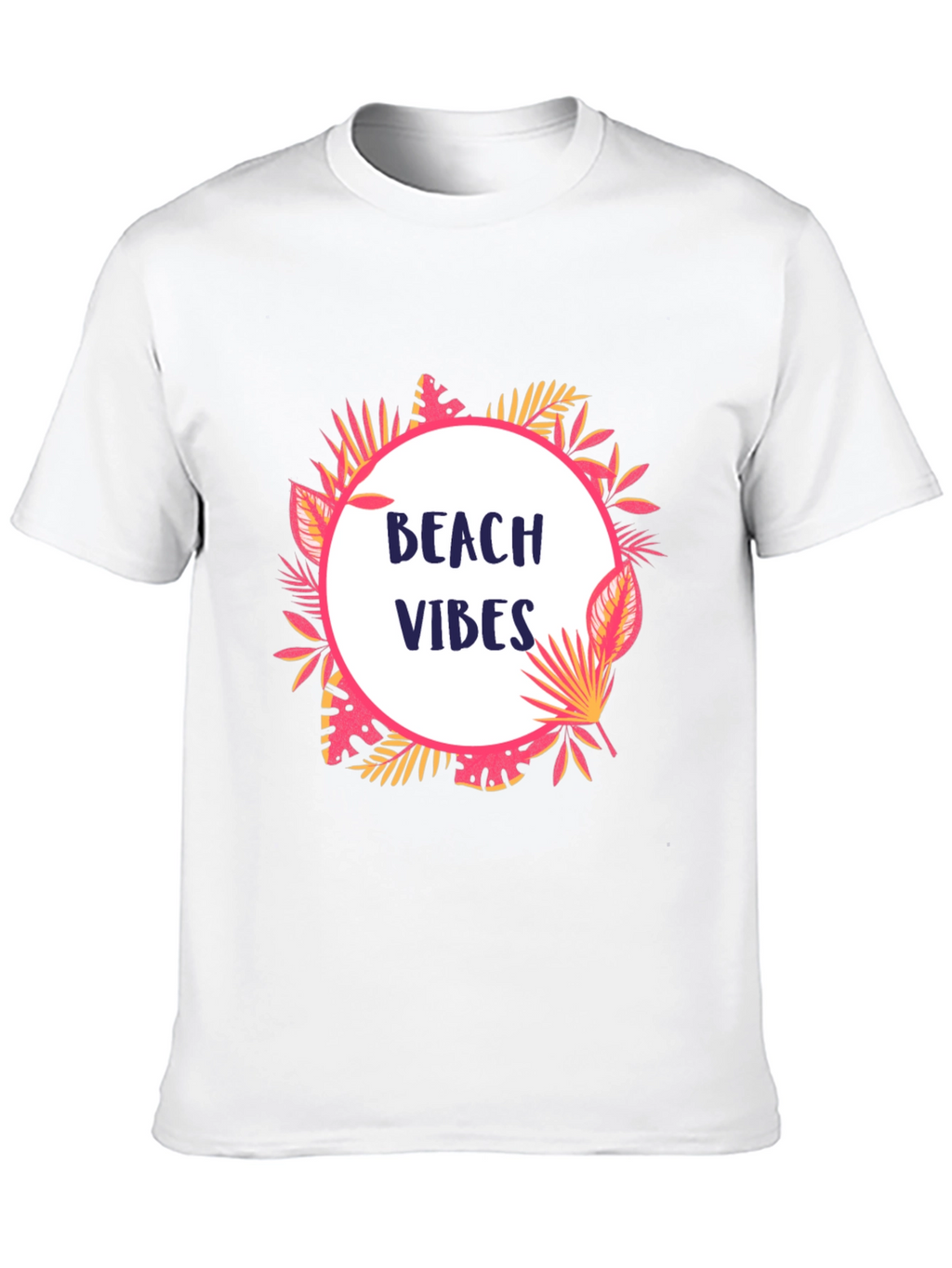 Beach Vibes Graphic Tee - Tropical Style